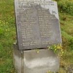 Gedenkstein an das Flugzeugunglück am 11.12.1999, Foto: Roman Martin