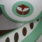Treppenhaus von unten; Foto: Theresa Mory Treppenhaus von unten; Foto: Theresa Mory
