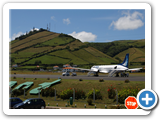 Landebahn in Santa Cruz das Flores