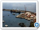 Hafen von Lajes das Flores