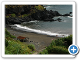 Strand in Lajes das Flores